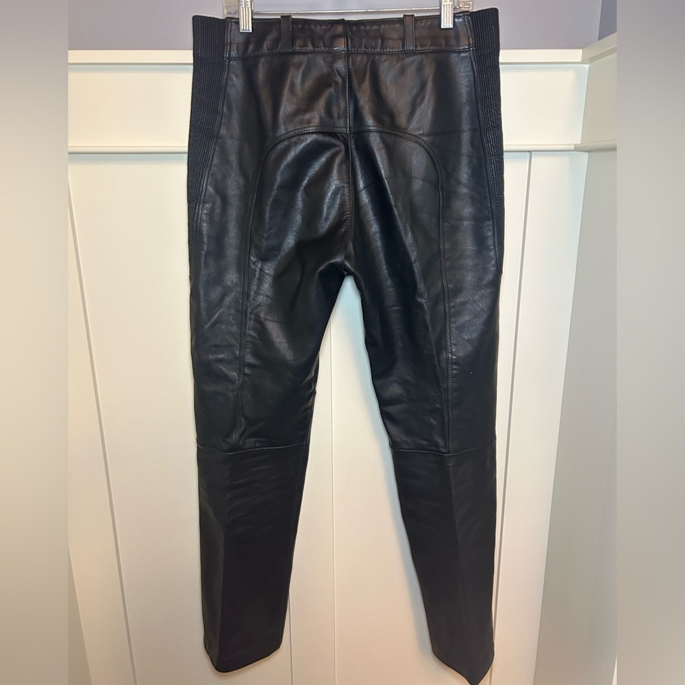 Vintage thick leather racing pants - Picture 2 of 12